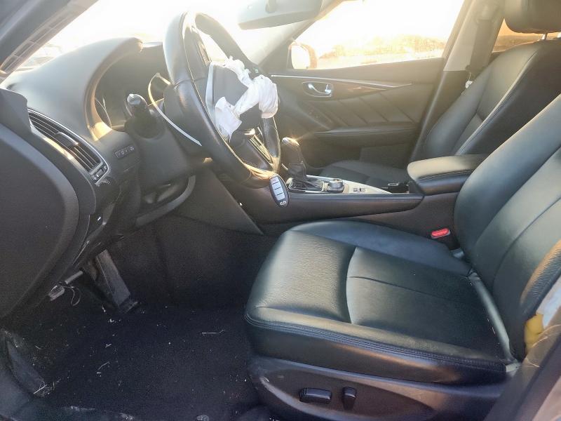 JN1EV7AP7JM592344 - 2018 INFINITI Q50 LUXE GRAY photo 7