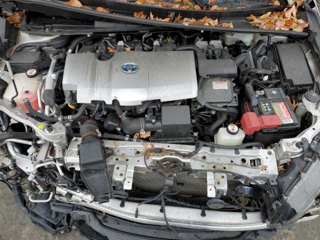 JTDKARFP2H3038726 - 2017 TOYOTA PRIUS PRIM ვერცხლისფერი ფოტო 11