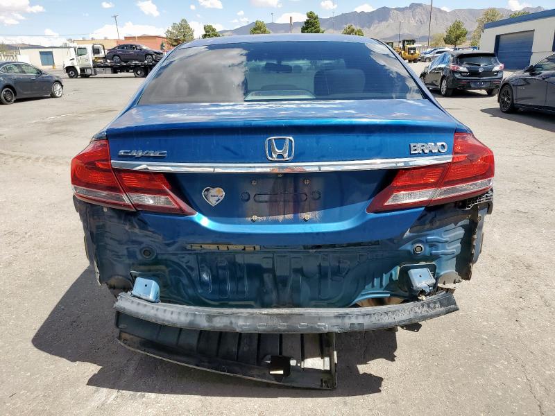 2HGFB2F59DH568818 - 2013 HONDA CIVIC LX BLUE photo 6