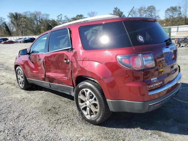 1GKKRRKD7FJ336805 - 2015 GMC ACADIA SLT-1 BURGUNDY photo 2