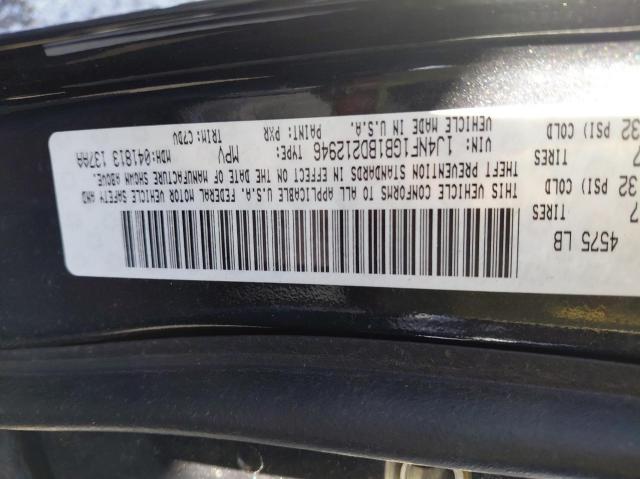 1J4NF1GB1BD212946 - 2011 JEEP PATRIOT SPORT BLACK photo 10