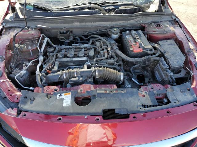 1HGCV1F14JA098466 - 2018 HONDA ACCORD LX Қызыл фото 11