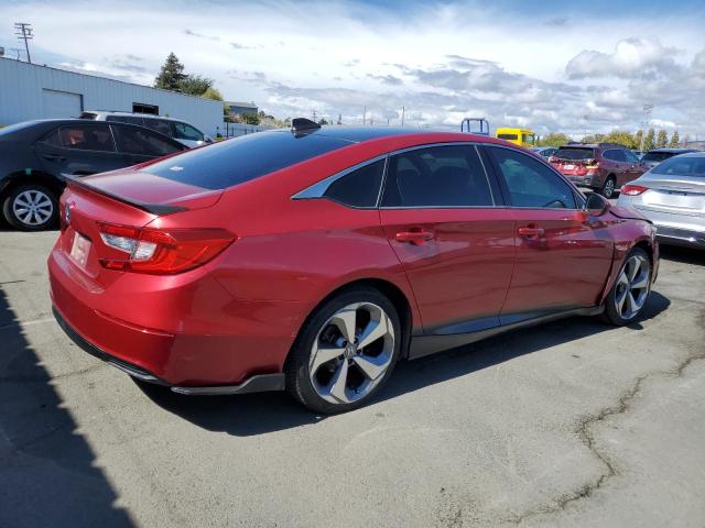 1HGCV1F14JA098466 - 2018 HONDA ACCORD LX Қызыл фото 3