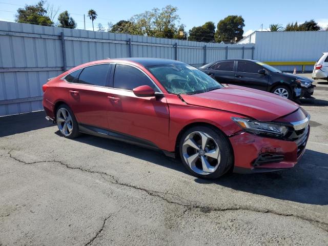1HGCV1F14JA098466 - 2018 HONDA ACCORD LX Қызыл фото 4