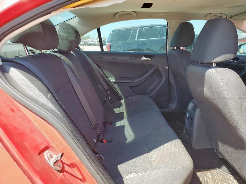 3VW2K7AJ9EM332054 - 2014 VOLKSWAGEN JETTA BASE 红色 照片 10