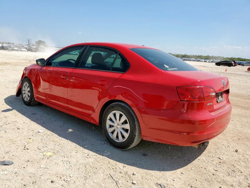 3VW2K7AJ9EM332054 - 2014 VOLKSWAGEN JETTA BASE 红色 照片 2