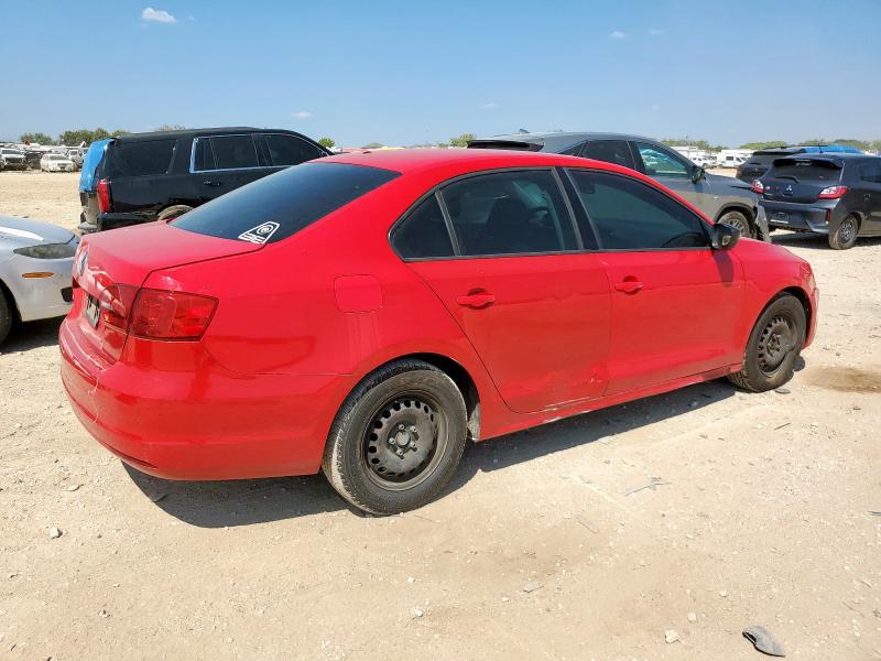 3VW2K7AJ9EM332054 - 2014 VOLKSWAGEN JETTA BASE 红色 照片 3