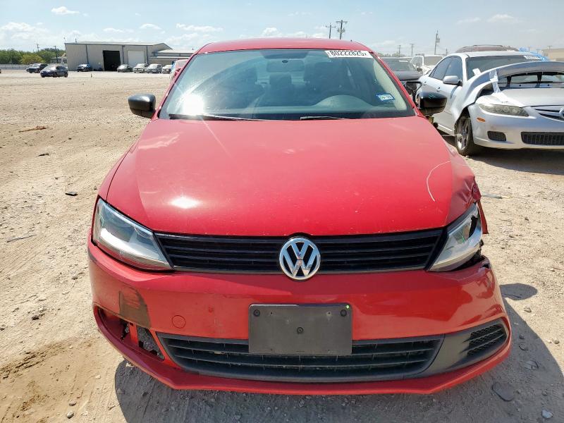 3VW2K7AJ9EM332054 - 2014 VOLKSWAGEN JETTA BASE 红色 照片 5
