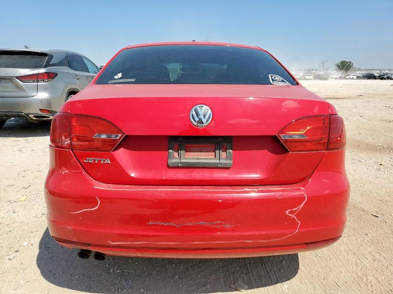 3VW2K7AJ9EM332054 - 2014 VOLKSWAGEN JETTA BASE 红色 照片 6