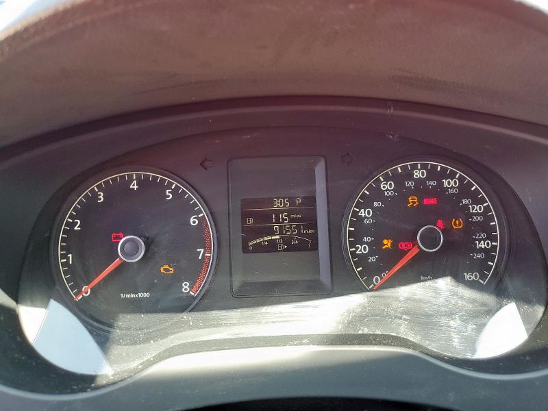 3VW2K7AJ9EM332054 - 2014 VOLKSWAGEN JETTA BASE 红色 照片 9