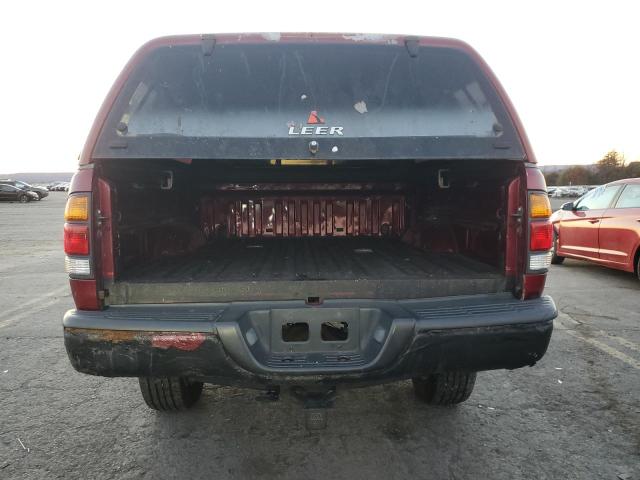 5TBBT48121S176625 - 2001 TOYOTA TUNDRA ACCESS CAB LIMITED RED photo 6