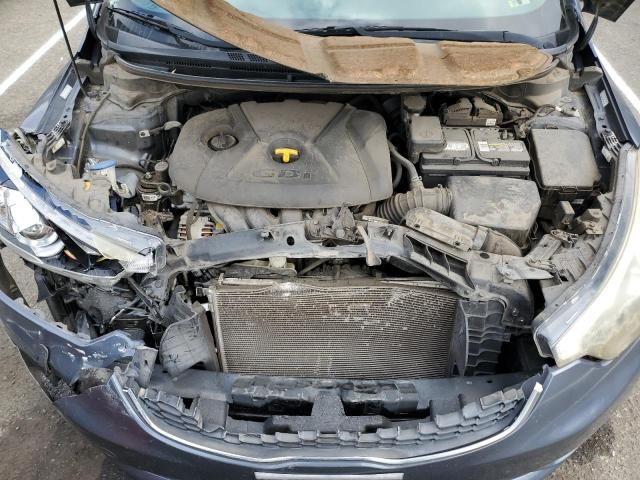 KNAFZ4A84G5529294 - 2016 KIA FORTE EX BLUE photo 11