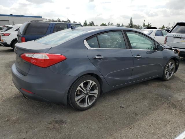KNAFZ4A84G5529294 - 2016 KIA FORTE EX BLUE photo 3
