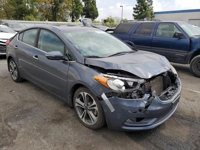 KNAFZ4A84G5529294 - 2016 KIA FORTE EX BLUE photo 4