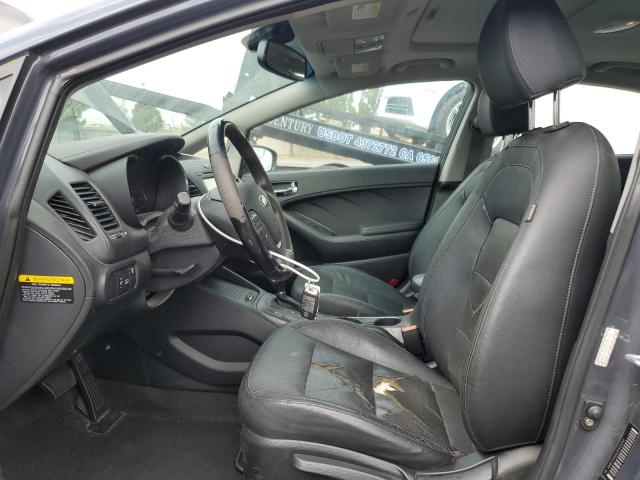 KNAFZ4A84G5529294 - 2016 KIA FORTE EX BLUE photo 7