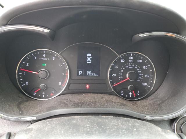 KNAFZ4A84G5529294 - 2016 KIA FORTE EX BLUE photo 9