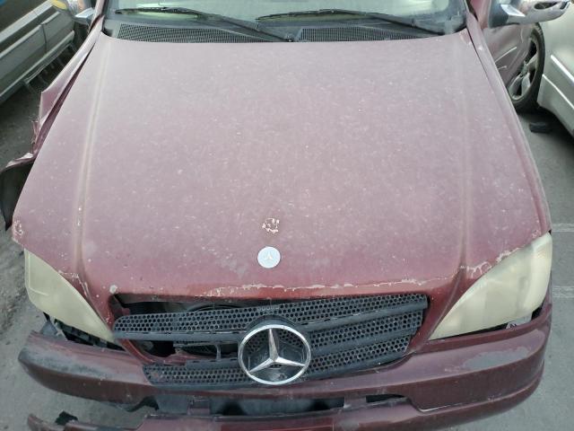 4JGAB54E5YA160538 - 2000 MERCEDES-BENZ ML 320 RED photo 12