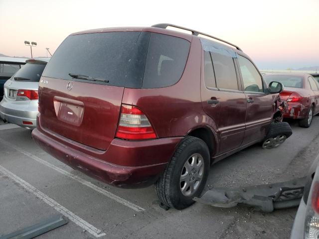 4JGAB54E5YA160538 - 2000 MERCEDES-BENZ ML 320 RED photo 3