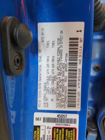 5TFCZ5AN2KX166315 - 2019 TOYOTA TACOMA DOUBLE CAB 蓝色 照片 12