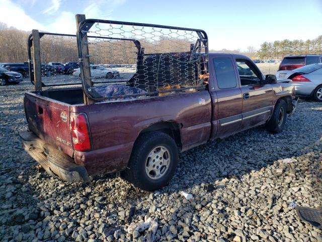 2GCEC19V131314430 - 2003 CHEVROLET SILVERADO C1500 BURGUNDY photo 3