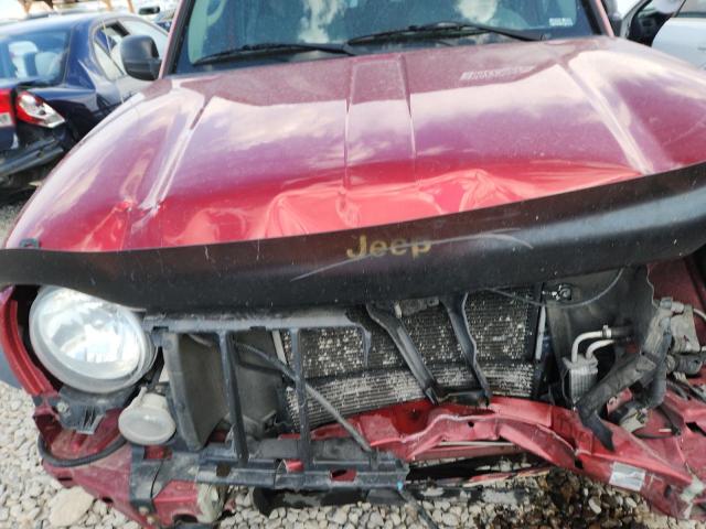 1J4GL48K07W573811 - 2007 JEEP LIBERTY SPORT 栗色 照片 12