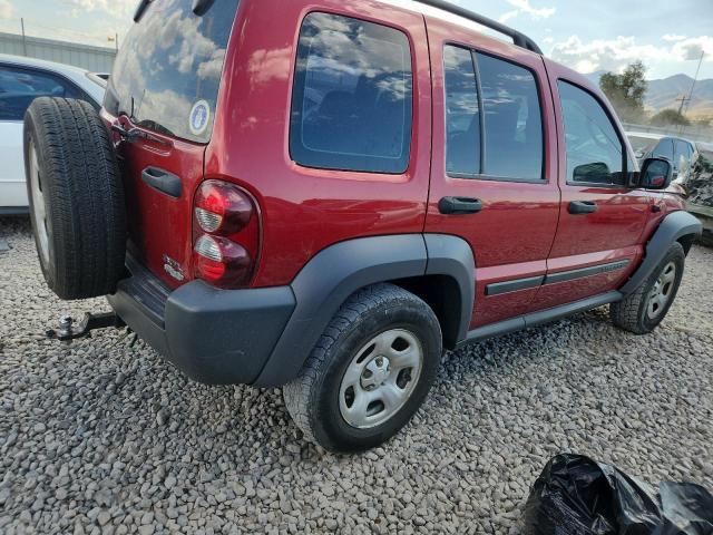 1J4GL48K07W573811 - 2007 JEEP LIBERTY SPORT 栗色 照片 3