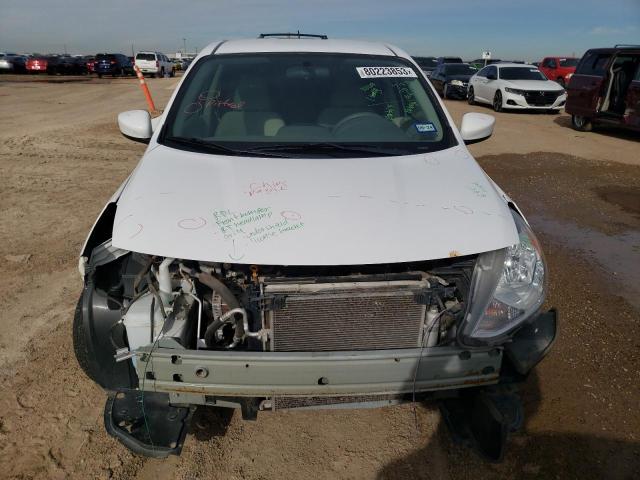 3N1CN7AP6FL837482 - 2015 NISSAN VERSA S WHITE photo 5