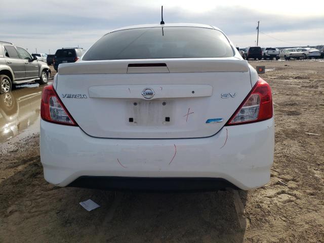 3N1CN7AP6FL837482 - 2015 NISSAN VERSA S WHITE photo 6