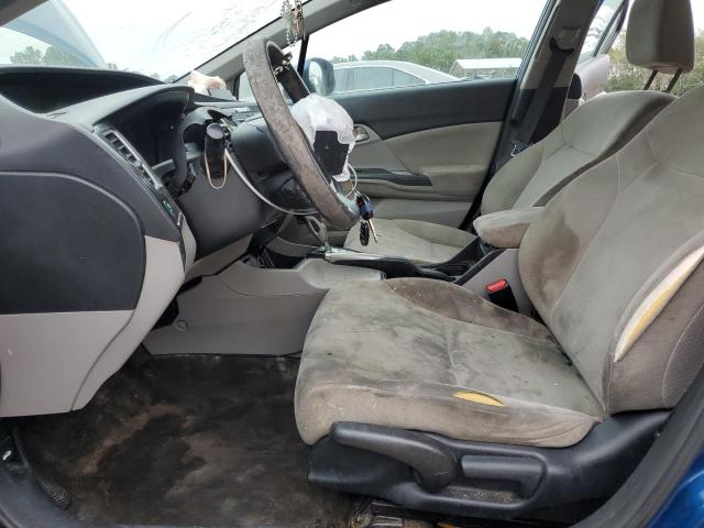 2HGFB2F54DH555748 - 2013 HONDA CIVIC LX 蓝色 照片 7