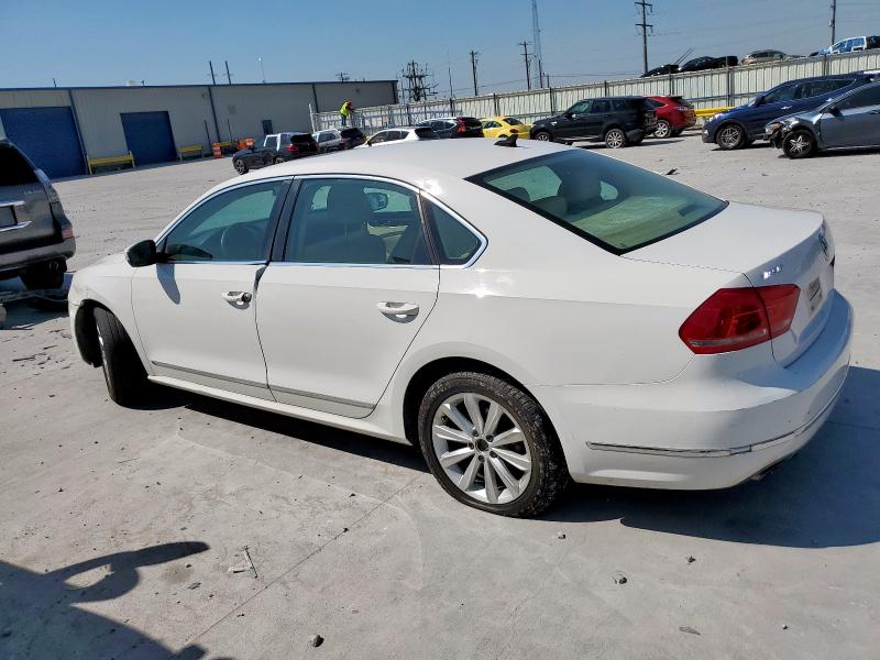 1VWCH7A37DC039936 - 2013 VOLKSWAGEN PASSAT SEL WHITE photo 2