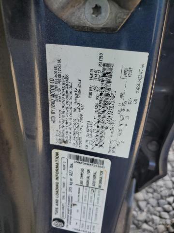 3FA6P0K96KR253043 - 2019 FORD FUSION TITANIUM BLUE photo 12