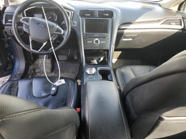 3FA6P0K96KR253043 - 2019 FORD FUSION TITANIUM BLUE photo 8