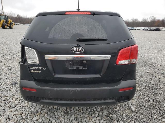 5XYKT3A17BG149267 - 2011 KIA SORENTO BASE BLACK photo 6