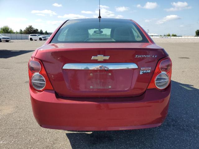 1G1JC5SB5E4159791 - 2014 CHEVROLET SONIC LT RED photo 6