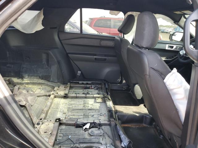 1FM5K8AB1NGB81425 - 2022 FORD EXPLORER POLICE INTERCEPTOR BLACK photo 10