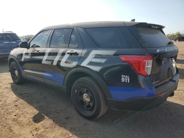 1FM5K8AB1NGB81425 - 2022 FORD EXPLORER POLICE INTERCEPTOR BLACK photo 2