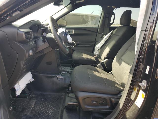 1FM5K8AB1NGB81425 - 2022 FORD EXPLORER POLICE INTERCEPTOR BLACK photo 7