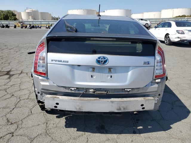 JTDKN3DU3C5484732 - 2012 TOYOTA PRIUS SILVER photo 6