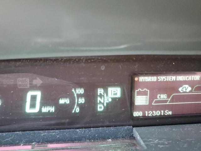 JTDKN3DU3C5484732 - 2012 TOYOTA PRIUS SILVER photo 9