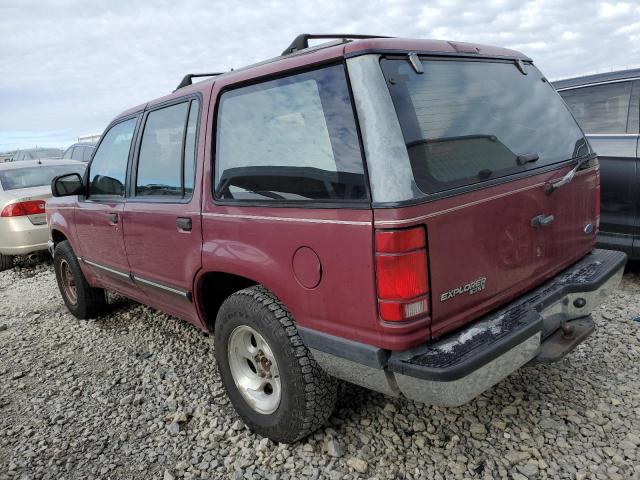 1FMDU32X9NUD77021 - 1992 FORD EXPLORER MAROON photo 2