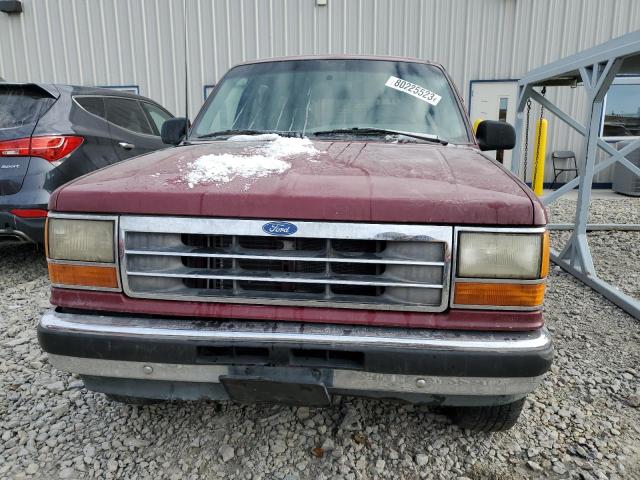 1FMDU32X9NUD77021 - 1992 FORD EXPLORER MAROON photo 5