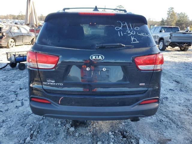 5XYPG4A39HG242916 - 2017 KIA SORENTO LX BLACK photo 6