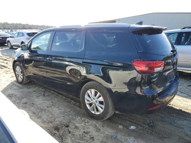 KNDMB5C14G6087700 - 2016 KIA SEDONA LX BLACK photo 2