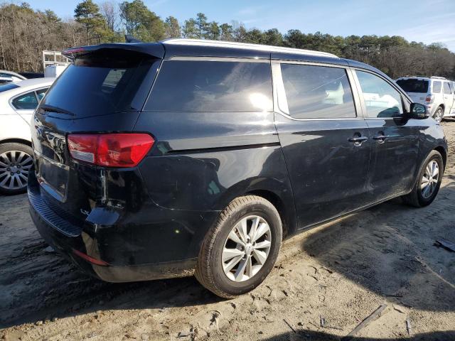 KNDMB5C14G6087700 - 2016 KIA SEDONA LX BLACK photo 3