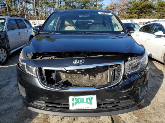 KNDMB5C14G6087700 - 2016 KIA SEDONA LX BLACK photo 5