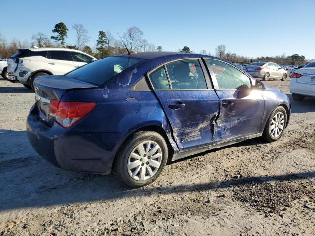 1G1PA5SG2D7159059 - 2013 CHEVROLET CRUZE LS BLUE photo 3