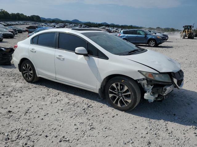 19XFB2F87DE057015 - 2013 HONDA CIVIC EX WHITE photo 4