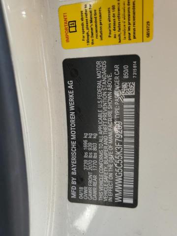 WMWWG5C55K3F79269 - 2019 MINI COOPER Ağ foto 12