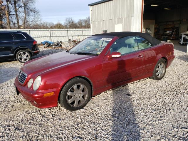 WDBLK65G71T058962 - 2001 MERCEDES-BENZ CLK 320 MAROON photo 1