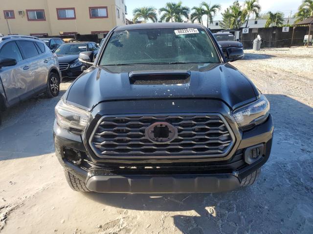 3TMAZ5CN5MM148579 - 2021 TOYOTA TACOMA DOUBLE CAB BLACK photo 5